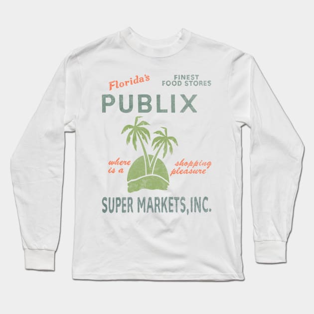 Publix Supermarkets Inc Long Sleeve T-Shirt by trippy illusion